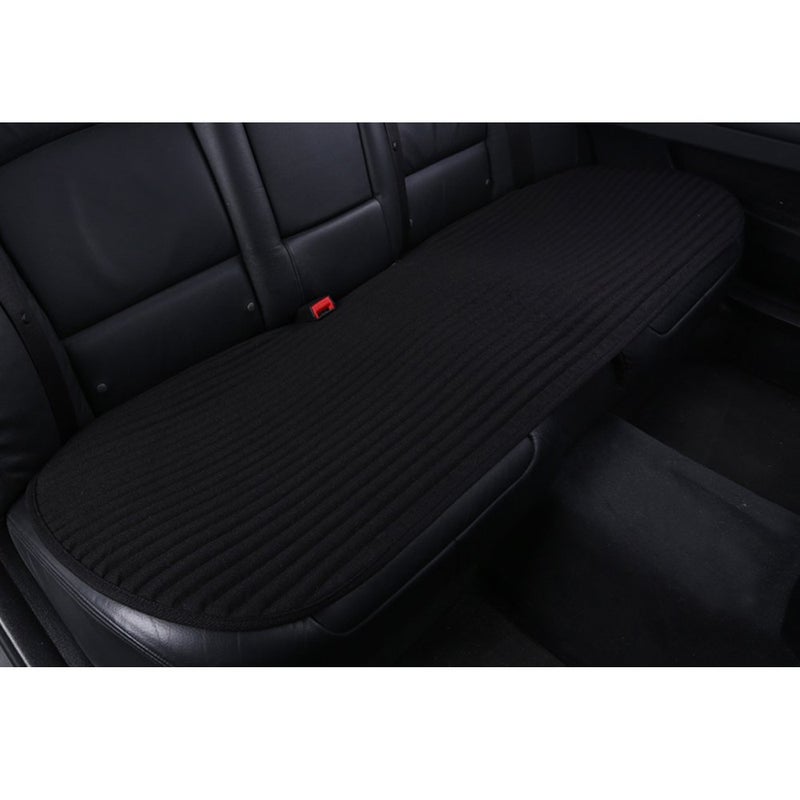 Suninbox Fitted Seat Covers for Vehicles,Back Buckwheat Hulls Rear Car Seat Covers,Ventilated Breathable Comfortable Car Cushion,Back Car Seat Protector [Black Back] - Image 1